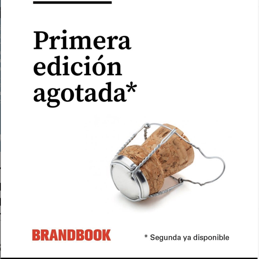 Edición agotada de Brandbook por Guilllermo Brea